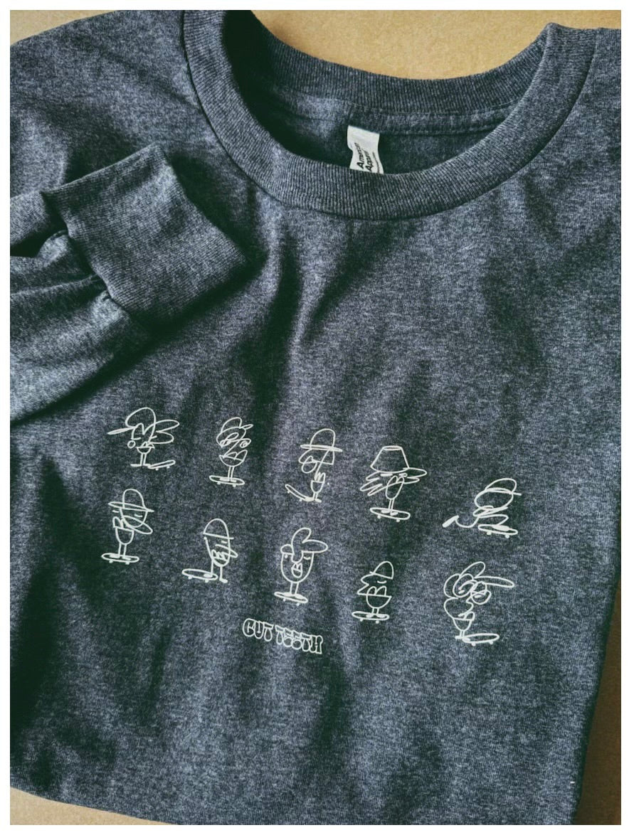 Cut Teeth - 'Characters' Long Sleeve T-shirt