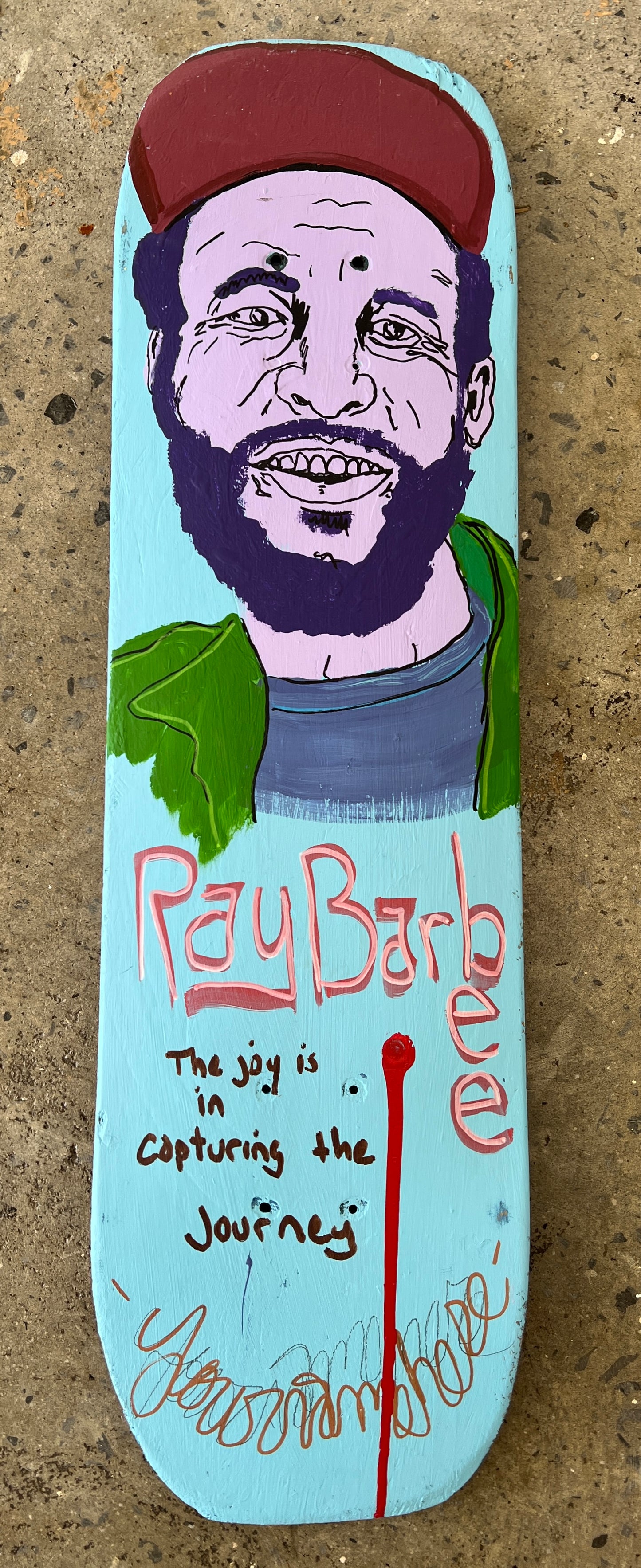 Tim Kerr - Ray Barbee painted deck