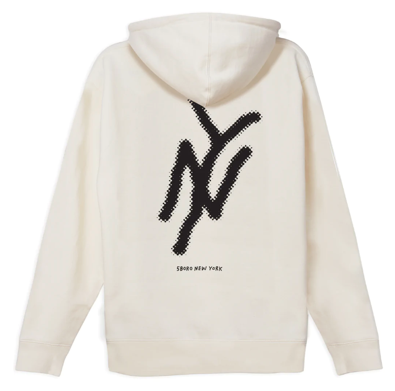 5B, NY Pullover - Bone White