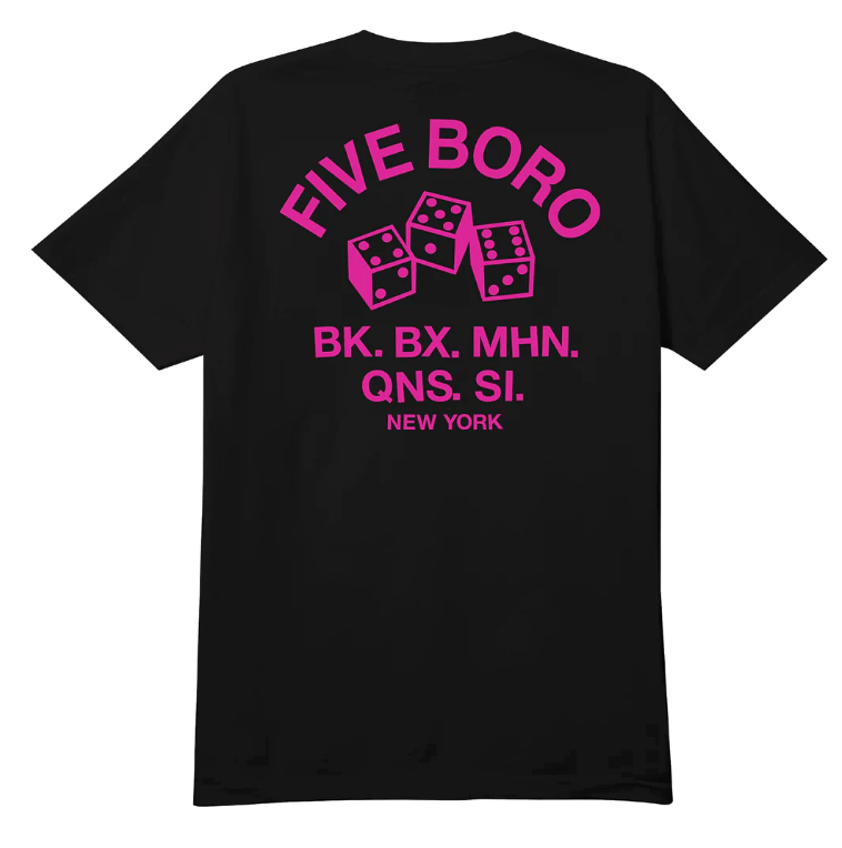 5B, 4-5-6 Dice - Black & Pink