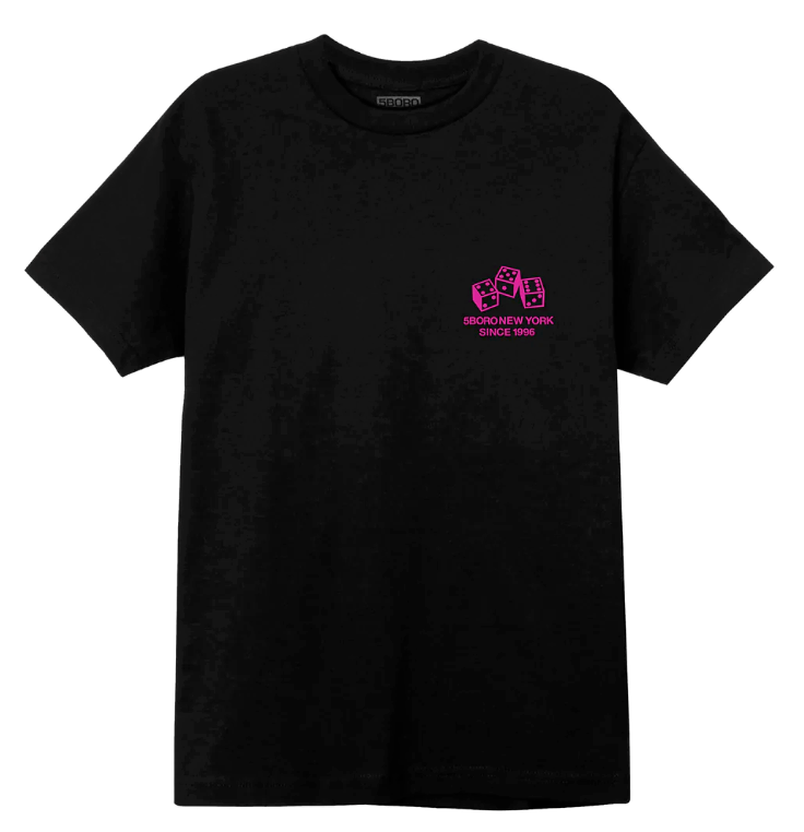 5B, 4-5-6 Dice - Black & Pink