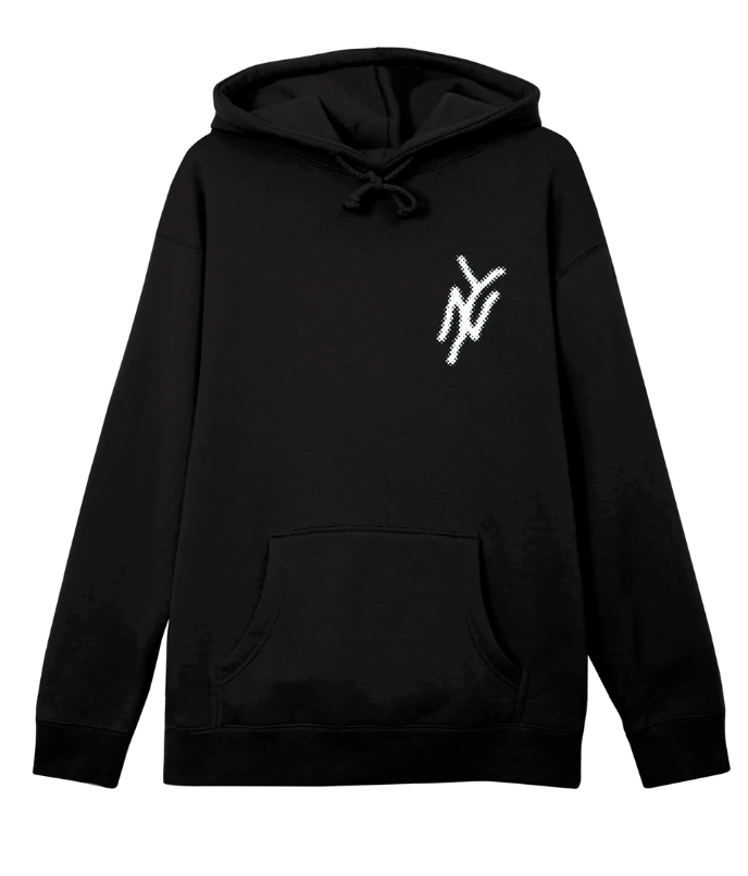 5B, NY Pullover Hoody - Black