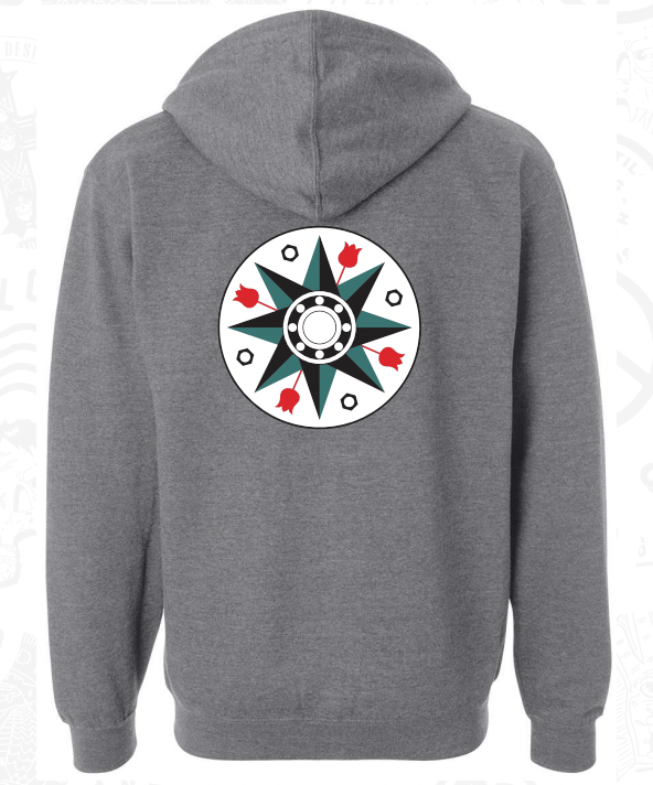 Cut Teeth Zipper Hoodie