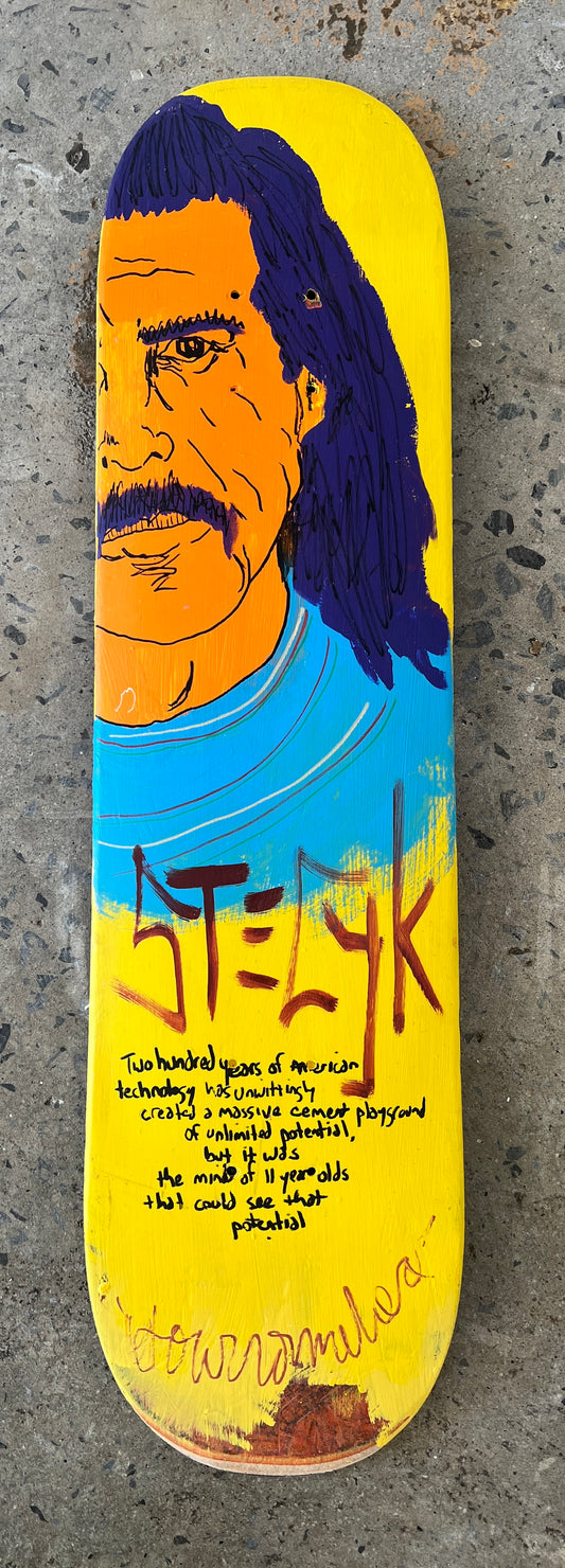 Tim Kerr - C.R. Stecyk painted deck