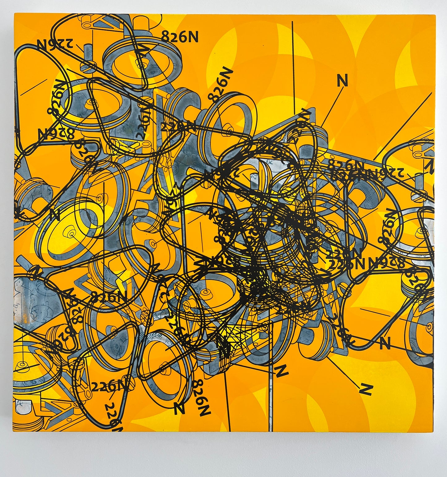 Craig Kaths - 'Decresceno' painting