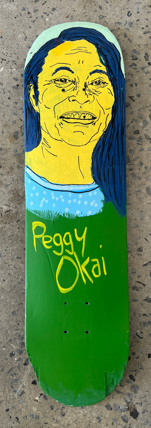 Tim Kerr - Peggy Okai painted deck